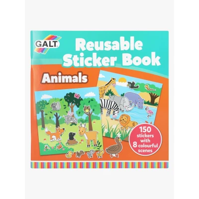 Bild av Galt Toys, Reusable Sticker Book Animals, Books, Ages 3 Years Plus
