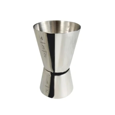 Bild av Louis Tellier N4135 bar mått av rostfritt stål, dubbel, 20/40 ml