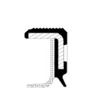 Bild av CORTECO 19036730B Joint Spi De Vilebrequin avec douille d&#039;assemblage côté frontal PTFE (polytétrafluoroéthylène)/ACM (caoutchouc polyacrylique