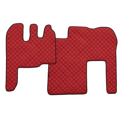 Bild av F CORE FL15 RED Ensemble de tapis sol Similicuir Rouge