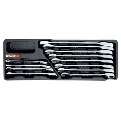 Bild av TOPTUL GSN 09LB Ensemble de tournevis coudés 1.5, 2, 2.5, 3, 4, 5, 6, 8, 10 Acier d&#039;outil 9