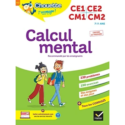 Bild av Chouette Calcul mental CE1/CE2/CM1/CM2: cahier d&#039;entraînement recommandé par les enseignants: 34