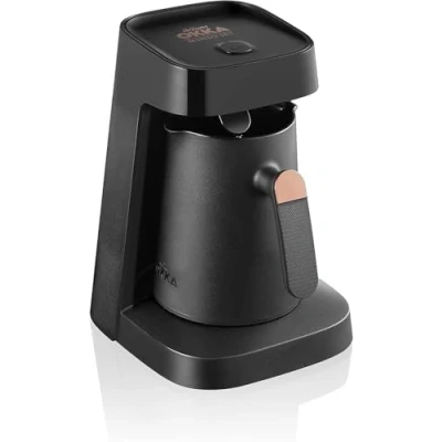 Bild av Arzum Okka MINIO JET turkisk kaffebryggare, kaffekanna, 400 W, 5 koppar kaffekapacitet, överflödesskydd, akustiskt varningssystem (koppar)