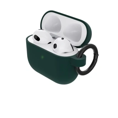 Bild av OtterBox Soft Touch Headphone Case för AirPods Pro (1:a gen / 2:a gen) &amp; 2, stöttåligt, fallskyddat, ultratunt, skyddande fodral Apple AirPods, Mörkgrön