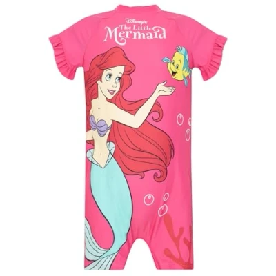 Bild av Disney Badkläder för Flickor Prinsessan Ariel Eendelig Flickors Baddräkt Sjöjungfru Kostym Rosa 128