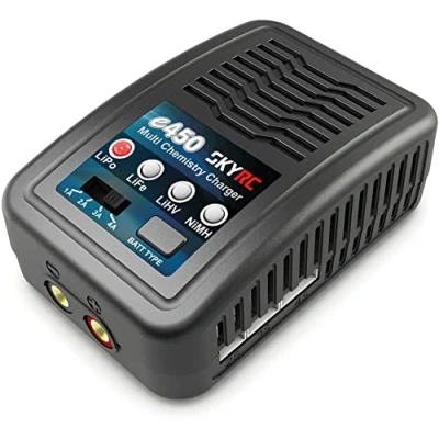 Bild av SKYRC e450 AC modellkonstruktion multifunktionell laddare 4A LiPo, LiFePO, LiHV, NiMH