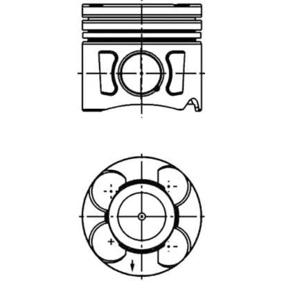 Bild av KOLBENSCHMIDT 41648600 Piston 69,6
