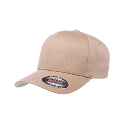 Bild av Flexfit herr atletisk baseball anpassad keps, Khaki, S/M