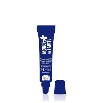 Bild av Helan, Monoï de Tahiti Burrocacao Solskyddande läppar 30 anti rynkor, fuktgivande läppbalsam, hyaluronsyra läppbalsam UV/IR filter, kakaosmör vitamin E och sheasmör, 15 ml