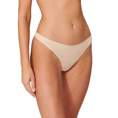 Bild av Schiesser 2PACK String Organic Cotton 95/5 String, Storlek: 38, Sand