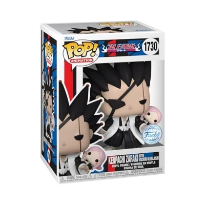 Bild av Funko POP! Animation: BLEACH Kenpachi With Yachiru Amazon Exklusivt Samling Vinylfigur Presentidé Officiell Merchandising Leksaker för Barn Och Vuxna Anime Fans