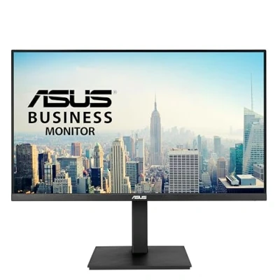 Bild av ASUS Business VA32UQSB 32 tum 4K UHD skärm 16:9 IPS panel, 3840 x 2160, 60 Hz, ramlös, ergonomisk, HDR 10 DisplayPort, HDMI, USB hub, högtalare, svart