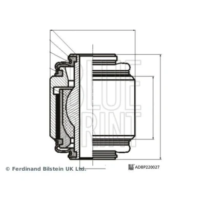 Bild av BLUE PRINT ADBP860194 Spindelled Bakaxel vänster, höger, ytter, Nedre, Bak SUBARU: Outback IV, Legacy 5, Forester III