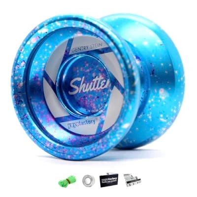 Bild av YoyoFactory SHUTTER Yo Black Splash (World Yoyo Champion Pro Model)