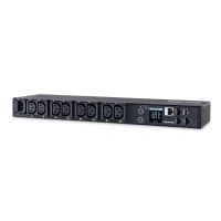 Bild av CyberPower Switched Series PDU41004 Kraftdistributionsenhet (kan monteras i rack) AC 100 240 V 1 fas Ethernet, serial ingång: IEC 60320 C14 utgångskontakter: 8 (power C13) 1U 3.05 m sladd svart