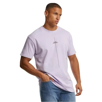 Bild av Merchcode Think Different Heavy Tshirt med print, Storlek: XL, Lilac