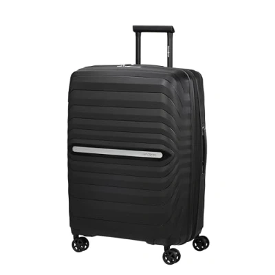 Bild av Samsonite Neo Flux Spinner M, expanderbar resväska, 68 cm, 86/96 L, svart (svart)