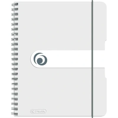Bild av Herlitz to go 11293792 spiralbundet anteckningsblock A5 paket med 2 träfria papper 80 sidor transparent