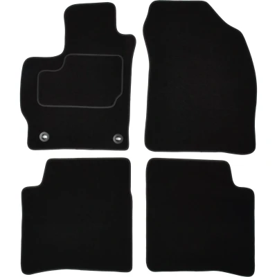 Bild av MAMMOOTH A041 TOY295 PRM 01 Ensemble de tapis sol Textile avant et arrière 4 noir TOYOTA: Prius III 5 portes