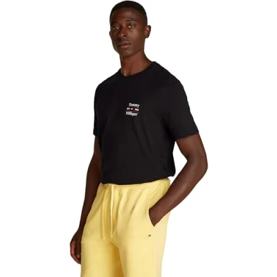 Bild av Tommy Hilfiger Stack Tshirt med print, Storlek: XL, Black