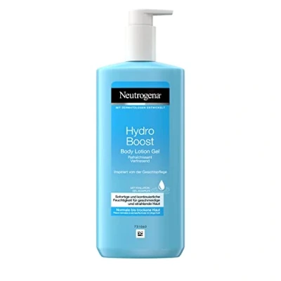 Bild av Neutrogena Hydro Boost Body Lotion Gel, ultralätt fuktkräm med hyaluron, för normal till torr hud, 400 ml