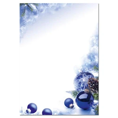 Bild av Sigel kuvert jul Blue Harmony brevpapper