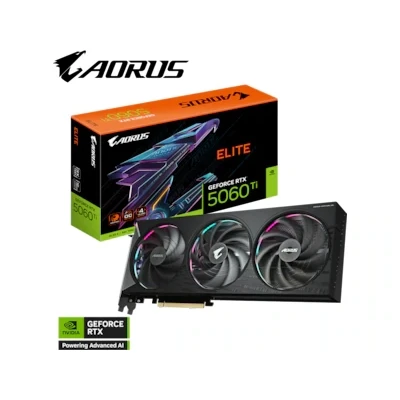 Bild av GIGABYTE GeForce RTX 5060 Ti AORUS Elite 16GB GDDR7 RAM Grafikkort