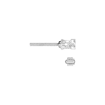 Bild av DELPHI ES20258 12B1 Sonde lambda planaire, chauffé PEUGEOT: 207 3/5 portes, 206 308 II CITROËN: Xsara Coupe, C3