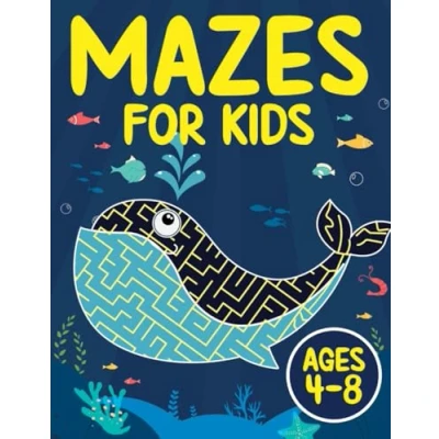 Bild av Mazes for Kids Ages 4 8: Maze Activity Book 6, 6 8 Games, Puzzles and Problem Solving Children