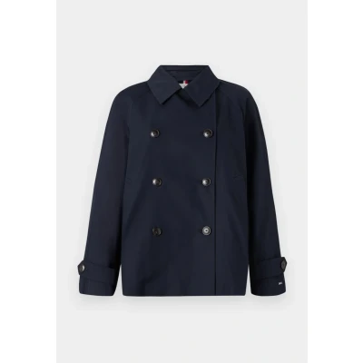 Bild av Tommy Hilfiger Short COAT Tunn jacka, Storlek: 40, Desert sky
