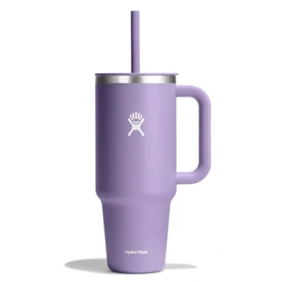 Bild av Hydro Flask Resande tumbler 1180 ml (40 oz) med stängbar press in sugrörslock Rostfritt stål Dubbla väggar vakuumisolering Stänksäker lock BPA fri Moonshadow