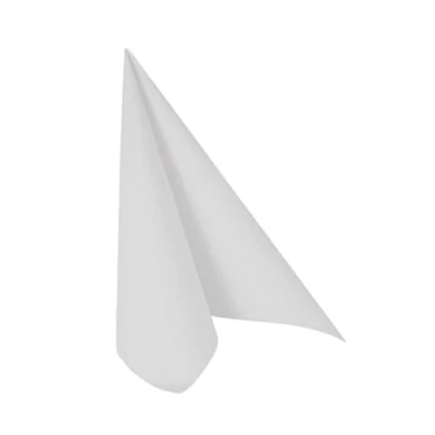 Bild av Papstar servetter/duffelservetter vit, &quot;Royal Collection&quot;, (50 stycken), 1/4 fack, 40 x cm, miljövänlig, luktfri, FSC certifiering, #11622, 1 50 pack