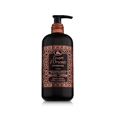 Bild av Tesori d&#039;Oriente doftande tvålkräm arganolja och apelsinblommor dispenser 300 ml