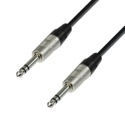 Bild av Adam Hall 4 Star Series mikrofonkabel, Rean 6,3 mm stereouttag, 0,6 m