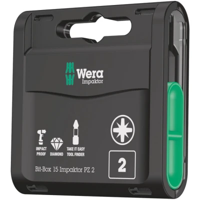 Bild av Wera Bit Box 15 Impaktor PZ