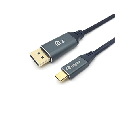 Bild av Equip 133422 premium USB C till DisplayPort kabel, M/M, 2,0 m, 8 K/60 Hz