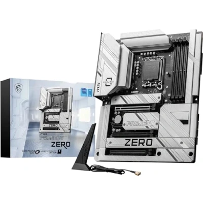 Bild av MSI Z790 PROJECT ZERO Moderkort Intel LGA1700 socket DDR5 RAM ATX