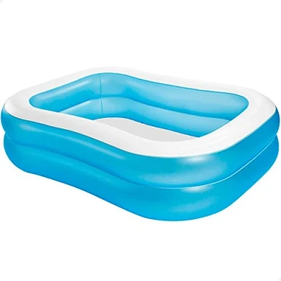 Bild av Intex 57180 Pool Rektangulär, Ljusblå färg Vit, 203 x 152 48 cm, I3.5 l