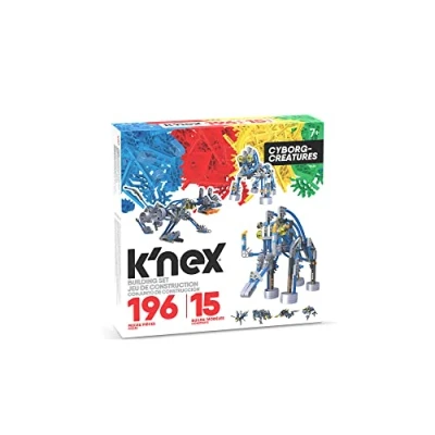 Bild av Cyborg Creatures byggbox set, K&#039;NEX, Basic Fun, 12643, 196 delar/15 modeller MINT inlärningsset, pedagogiska leksaker för pojkar och flickor, teknik barn, byggleksaker barn från 8 år