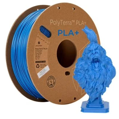 Bild av Polymaker PolyTerra PLA+ Blå 1.75mm 1kg
