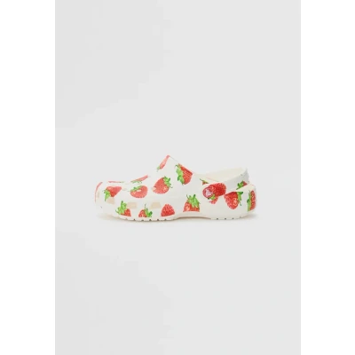 Bild av Crocs Classic Fresh Fruits Unisex Clogs, Storlek: 38 39, Red/white Konstmaterial