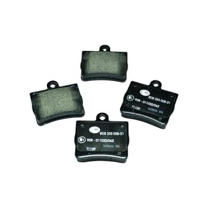 Bild av HELLA 8DB 355 008 311 Jeu de plaquettes frein non préparé pour indicateur d&#039;usure MERCEDES BENZ: Classe C Berline, E Coupe