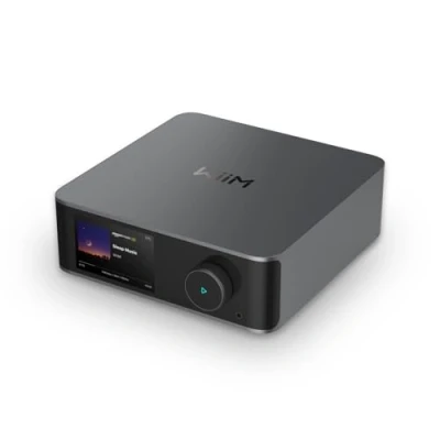 Bild av WiiM Ultra Music Streamer &amp; Digital Förförstärkare 3,5&quot; Pekskärm, Kompatibel med Chromecast Alexa, Streama Spotify, Amazon Music, Tidal Mer HDMI ARC, Phonoingång Hörlursutgång Rymdgrå