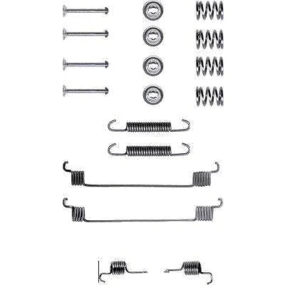 Bild av HELLA 8DZ 355 200 101 Tillbehörssats, bromsbackar FORD: KA Hatchback, FIAT: 500 Panda II C Cabriolet, PEUGEOT: 206 Hatchback