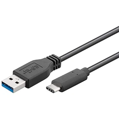 Bild av PremiumCord USB C till 3.0 anslutningskabel 3 m, upp 5 Gbit/s, 3.0/3.1 SuperSpeed datakabel, 3.1 typ kontakt A kontakt, x skärmad, färg svart, längd m