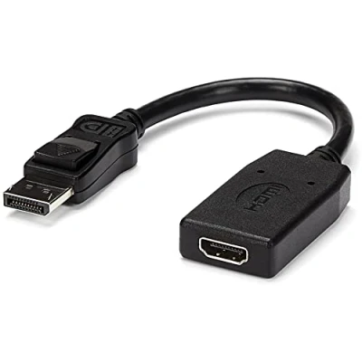 Bild av StarTech.com DisplayPort till HDMI videoadapter/konverterare, DP med upp 1920 x 1200, DP/HDMI längd 24 cm (kontakt/uttag)