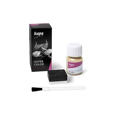 Bild av KAPS Super Color, Läderfärg för Naturligt Läder, Konstläder och Tyg, 25 ml (136 Elfenben)