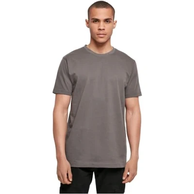 Bild av Build Your Brand T shirt för män, rund hals, basic topp finns i många färger, storlek XS 5XL, Mörkskugga, XL