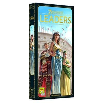 Bild av Repos Production, 7 Wonders Leaders, förlängning, finsmakarspel, strategispel, 3 spelare, från 10+ år, 30+ minuter, tyska
