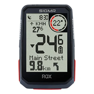 Bild av Wireless bike computer/gps sigma rox 4.0 black hr set + (cardio)